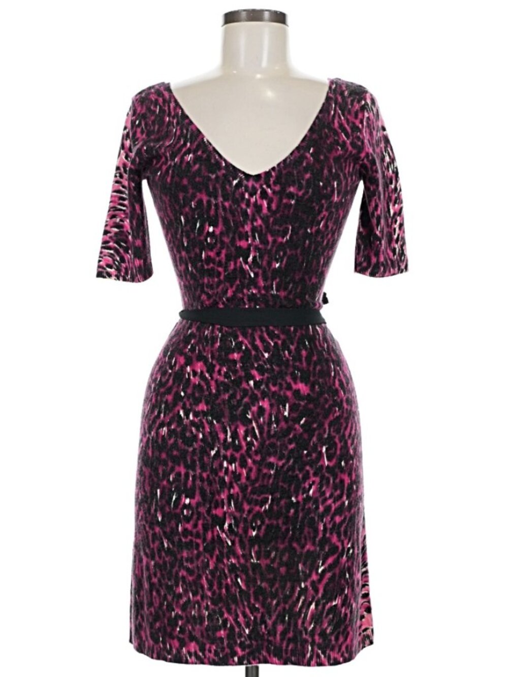 Salesman Sample Leopard Print Black Label Dress VINTAGE RARE